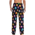 thumbnail image 3 of Daiia Lovely Planet Men's Sleep Pant with Pockets and Drawstring,Pajama Pants-X-Large, 3 of 9