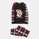 thumbnail image 3 of Pijamas navideños a juego para la familia, conjunto de pijamas a cuadros negros con My Gnomies, 3 of 3