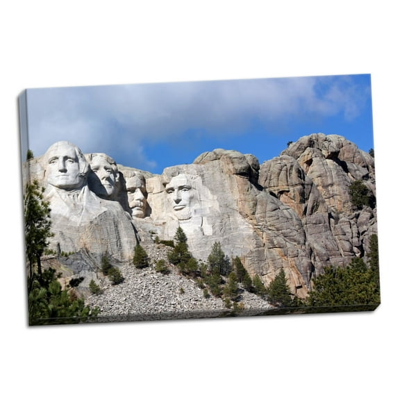 Gango Home Decor Mt. Rushmore II by Tammy Putman (Ready to Hang); One 36x24in Hand-Stretched Canvas