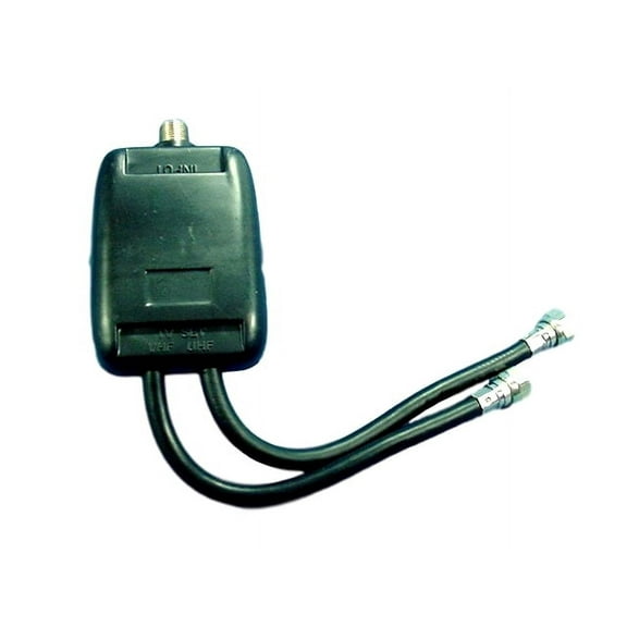 Leviton UHF/VHF Video Band Separator 75° Coax Cable C5157