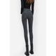 thumbnail image 5 of Pantalones vaqueros de cintura alta con bolsillos para mujer, Vaqueros ajustados de color negro con cremallera, ropa de calle informal recta, moda coreana, Otoño, nuevo, 5 of 5