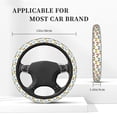 thumbnail image 3 of Vsdgher Cartoon Monster Trucks Pattern Elastic Car Steering Wheel Cover,Car Wheel Cover Protector Car Accessory for Steering Wheel with a Diameter of 14.5"-15", 3 of 6