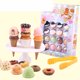 thumbnail image 2 of EeaseMX Juguete apilable de galletas de helado, juego de simulación de equilibrio de alimentos, juguete educativo para niños, 2 of 7
