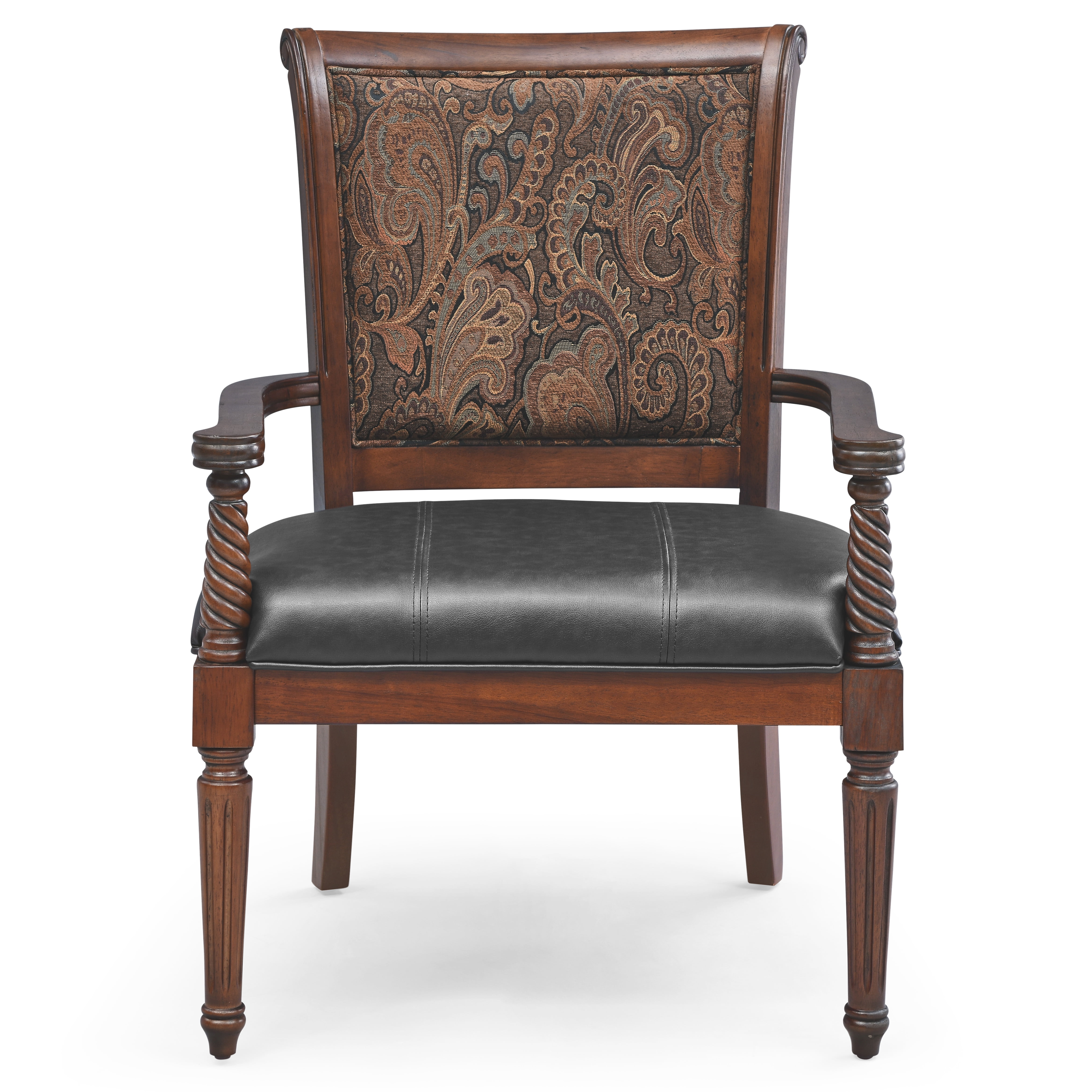 Resenkos European-Style PU leather Wood Dining Chairs Carved Armchair Cffice Chairs Walnut Resenkos European-Style PU leather Wood Dining Chairs Carved Armchair Cffice Chairs Walnut