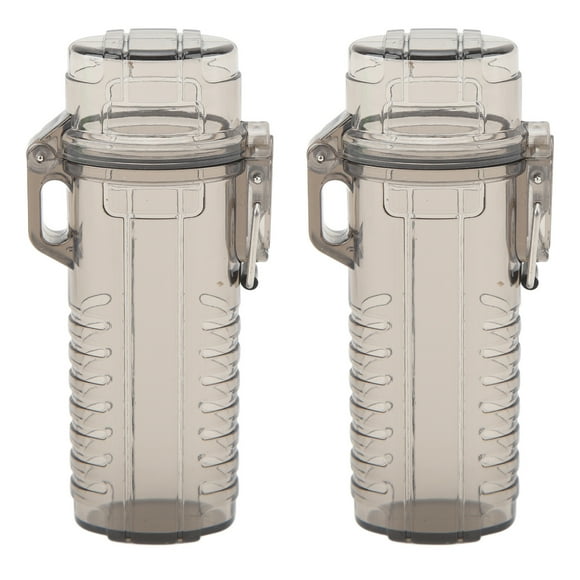 Oubit Waterproof Lighter Case,2Pcs Lighter Case Waterproof Flip Lighter Case Lighter Storage Box Extended Durability