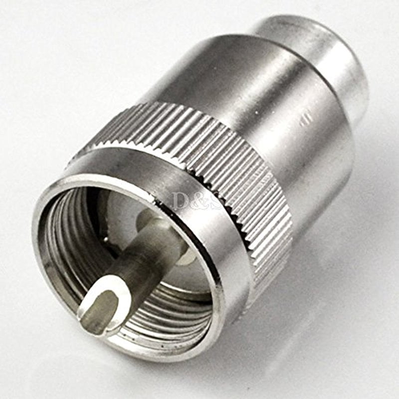 USA-CA RFC400 PL259 UHF MALE to SO239 UHF FEMALE Coaxial RF Pigtail Cable