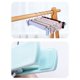 thumbnail image 3 of 10pcs Green Plastic Clothes Hanger, Adjustable Wardrobe Pants Rack, Clothes Drying Rack, 3 of 4
