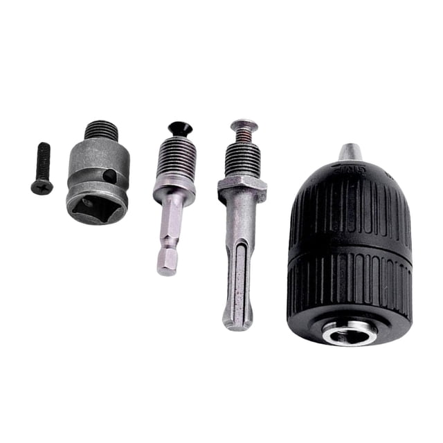 Adaptador de portabrocas 1/2-20UNF de cambio rápido de 2-13mm para accesorios de martillos rotativos 4 piezas Zulema portabrocas