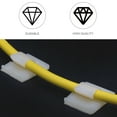 thumbnail image 3 of SEWCHICS Nylon Cable Clips for Computer Area 100Pcs 0.8x0.5in, 3 of 8