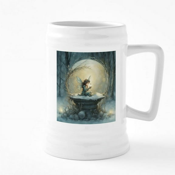 CafePress - Christmas Wish - 25 Ounce Ceramic White Beer Stein Mug