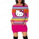 thumbnail image 3 of Sudadera con capucha de dibujos animados Kawaii HELLO KITTY para mujer, sudadera con estampado gráfico Y2K de estilo Harajuku, sudadera con capucha de los años 90 para mujer, 3 of 5