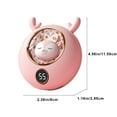 thumbnail image 3 of pvdgvd Cute Pet Hand Warmer - Rechargeable, Mini, Portable, Adjustable Three Temperatures, Long Lasting Battery, Explosion Proof - Keep Warm for Girls, 1 Piece, 3 of 6