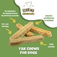 thumbnail image 2 of EcoKind Yak Milk Dog Chews for Large Dogs, Yak Stick Dog Treats, Himalayan Dog Chews, 3 lb Bag, 2 of 9