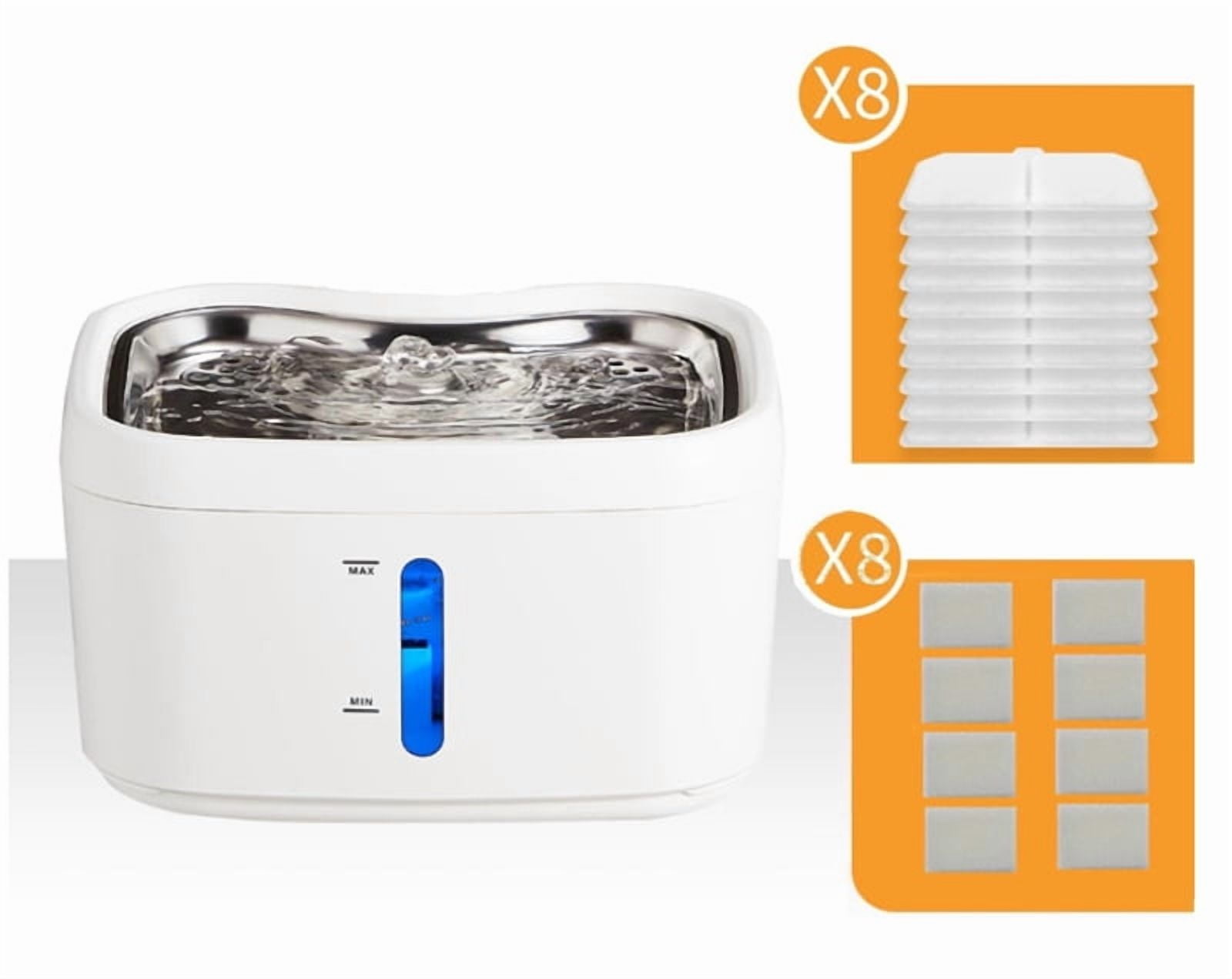 8 Pack Cat Water Fountain Filter for Cat Water Fountain with APP Wireless Connected 84oz/2.5L