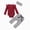 R001-Wine, variant on NOLDARES Newborn Infant Baby Girl Fall Winter Clothes Cartoon Print Ruffle Sleeve Top and Pants with Headband 3pcs/set Outfits(Wine,9-12 M)