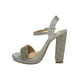 thumbnail image 3 of SANDALIAS DE VESTIR LEON MUJER PLATA SINTETICO 444417 LEON  444417p, 3 of 4