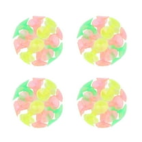 Niceauty Suction Cup Balls Multi 12Pcs Bounce Stress Relief Party Favor