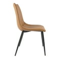 thumbnail image 4 of Alibi Dining Chair Tan Set of 2 Brown, 4 of 9