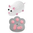 thumbnail image 4 of Juguete interactivo para gatos, ratones de peluche con control remoto, juguetes para mascotas, con rueda para correr, juguetes para gatos y rat Blanco Yinane Juguetes para gatos, 4 of 8