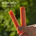 thumbnail image 6 of High-resin wood fire starter, 2-pack, waterproof natural tinder, compatible with flint, ideal equipment for hiking, camping, wilderness survival, and emergency supplies., 6 of 6