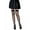 Black, variant on Womens Nylon Fishnet Thigh Highs, Black, One Size