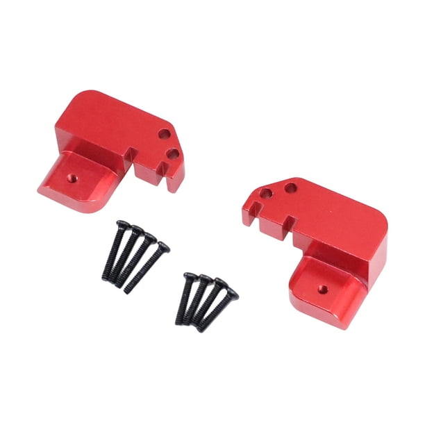 Soporte de enlace para coche RC, repuesto de aleación de aluminio para bricolaje, reemplazos con actualización de tornillo para rojo