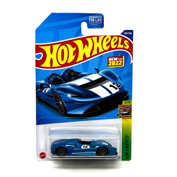 Hot Wheels Exotics Mclaren Elva Blue
