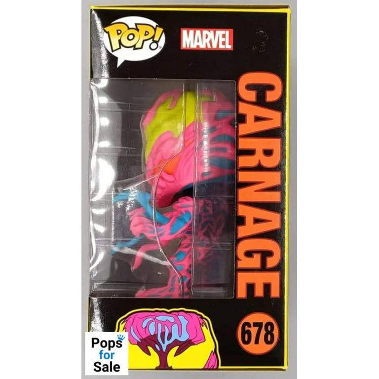 【即日発送】MARVEL カーネイジ ネオンブラックライト ケース付きFunko Amazon.com: POP! Marvel: Carnage (Black Light) Funko Shop