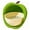 Green, variant on RZDLIZJ Apple Shaped Double Layer Colander,2-in-1 Rotatable Drain Basket,Food-grade PP Fruit Vegetable Washing Strainer for Kitchen,Rinsing,Draining & Food Storage,7.87 Inch