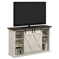 thumbnail image 4 of Twin Star Home Terryville Barn Door TV Stand for TVs up to 60", Old White, 4 of 11
