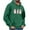 E-Green, variant on VBTAPA Christmas Hoodies for Men Santa Claus Print Hooded Sweatshirt Novelty Holiday Graphic Hoodie Loose Casual Drawstring Sweatshirt with Kangaroo Pocket Black L