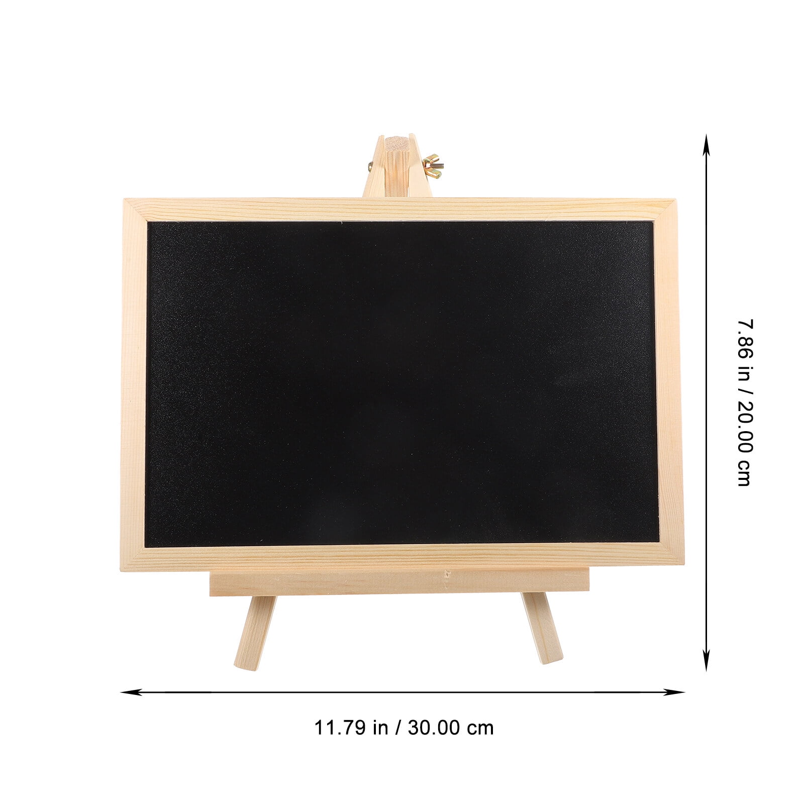 Ounona 1pc Small Chalkboard Kid Painting Board Wooden Drawing Calligraphy Board, Size: 17.5x12.5cm