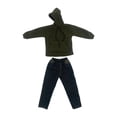 thumbnail image 1 of 2x Sudaderas con Capucha Y Pantalones Vaqueros 1:6, Ropa en Miniatura para Accesorios de Figuras Masculinas de 12 Pulgadas, 1 of 9