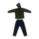 thumbnail image 1 of 2 Piezas de Sudaderas con Capucha Y Pantalones Vaqueros de Moda 1/6 para Figuras de Modelos de Muñecas de 12 Pulgadas, 1 of 9