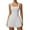 White, variant on PULLIMORE Women's Athletic Dress with Built-in Bra & Shorts – Backless Square Neck, Pleated Hem, Tennis Golf Dress Featuring Pockets