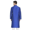 thumbnail image 2 of Indian Designer Handmade Art Long Silk Ethnic Kurta Designer Shirt..., 2 of 3