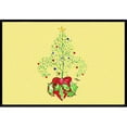 thumbnail image 1 of Carolines Treasures 8501JMAT 24 x 36 In. Christmas Tree Fleur de lis Indoor or Outdoor Mat, 1 of 4