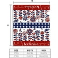 thumbnail image 5 of 4th of July Flowers Mailbox Cover 21x18 Inch, Independence Day Floral Post Letter Box Covers, American Flag Patriotic Magnetic Waterproof Mail Wraps for Outdoor Yard Garden Standard Mailbox Decor, 5 of 6