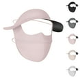 thumbnail image 4 of ZQUUVOU Women's Face Cover Sunscreen Face Gini Mask Face Mask Eye Protection UV Protection Veil Sun Hats for Driving Cycling Black, 4 of 4