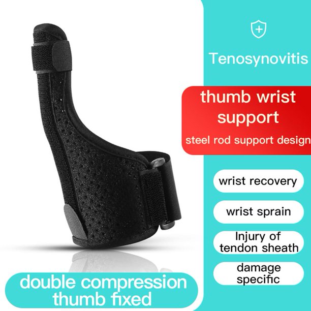 Muñequera deportiva Pulgares Soporte de mano Soporte de dedo de compresión ajustable