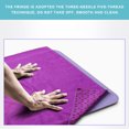 thumbnail image 3 of Graflsoa Non-Slip Microfiber Yoga Towel with PVC Plum Design, Lightweight and Quick-Dry, Perfect for Gym, Pilates, Travel, and Beach Use, Grey Color Option, 3 of 6