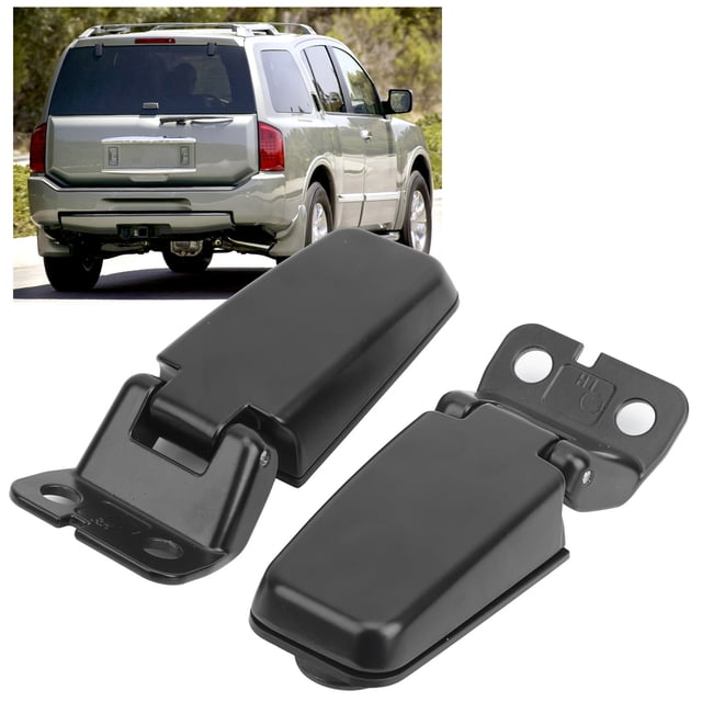 FAGINEY 90320‑7S000 Pair Tailgate Window Glass Hinges Rear Left+Right 90320‑7S000 Fit For Armada/Pathfinder Armada