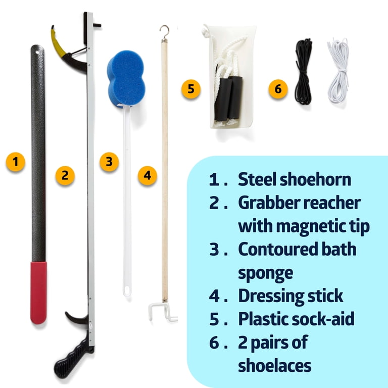 Medline Premium Hip Kit, Mobility Aids for Hip Surgery Recovery, 7