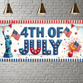 thumbnail image 5 of Decorative Design 4th of July Banner Patriotic Style Independence Day Party Decoration for Holiday Celebration Indoor Decoration Outdoor Event, 5 of 7