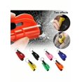 thumbnail image 1 of 1pc 2 In 1 Safety Belt Cutter Emergency Key Chain Car Escape Tool Metal Safety Hammer Mini Fire Hammer Life-Saving Hammer Car Emergency Escape Device, 1 of 4
