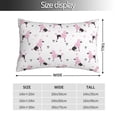 thumbnail image 2 of Pofeuu Cute Poodle Dog Print Polyester Microfiber Plush Pillowcases, Super Soft and Cozy Pillow Case Covers with Envelop Closure（Pillow core not included）-14"x20", 2 of 6