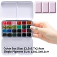 thumbnail image 3 of Holbein Artist's Watercolor 1ml,24 Colors Watercolor Paint Set in a Box for Students, Beginners Artists, 3 of 7