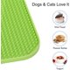 thumbnail image 3 of Almohadilla para lamer lentamente para perro gato, tapete dispensador de golosinas lentas, cuencos para perros de alimentación lenta, almohadilla para lamer comida para detener la hinchazón para, 3 of 4