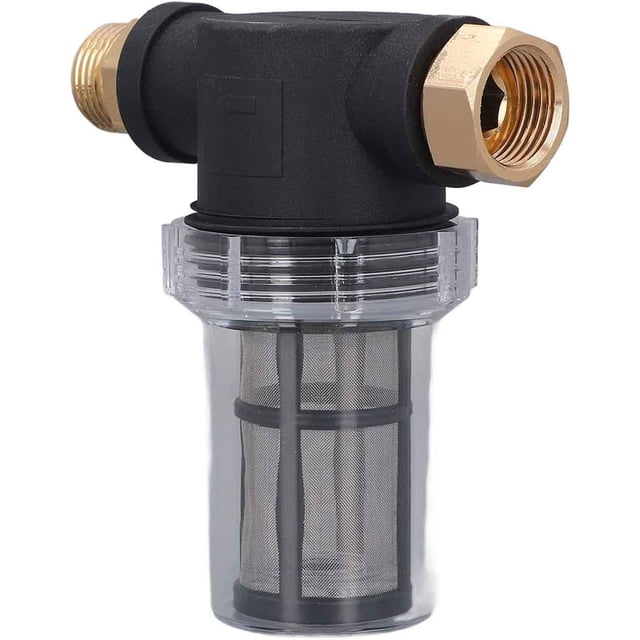 Prefiltro de Lavadora,Filtro de Agua de Sedimentos para Toda la Casa del Jardín,Prefiltro de Sedimentos Manguera Filtro de Riego Ingeniería Prefiltro de Lavadora de Plástico de