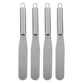 thumbnail image 1 of 4 espátulas rectas para glaseado de pasteles: Espátulas para decorar pasteles - Raspador profesional de acero inoxidable para panadería, 1 of 3